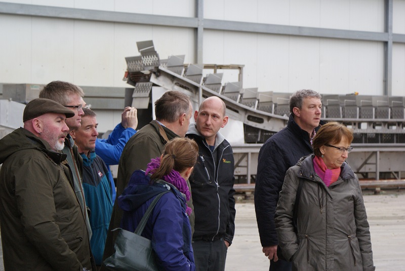 The tour of the Renner vegetable business was an opportunity to get an insight into the challenges facing a German farming business.
