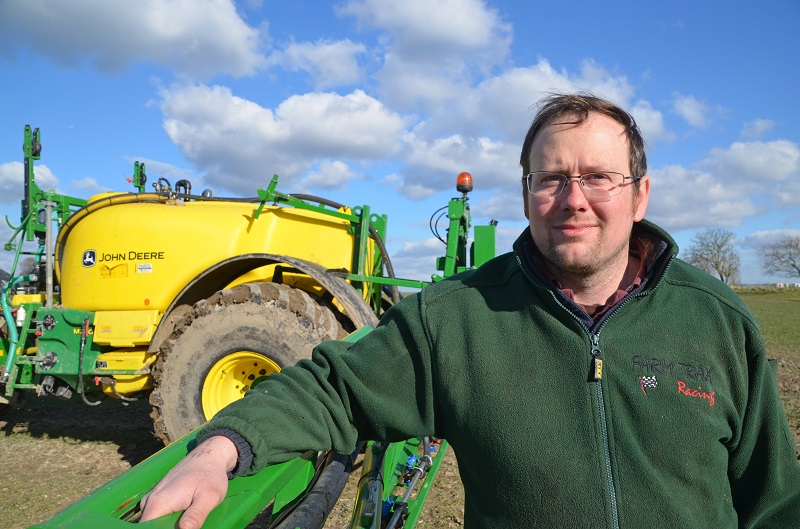 Will Tupper has seen output and accuracy improve massively by swapping his self-propelled sprayer to an ultra high-tech trailed machine with “all the toys”.