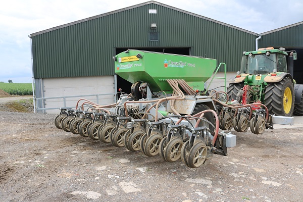 Nearly all the farm’s cultivation kit was traded in to offset the cost of the new 4.8m Cross Slot drill.