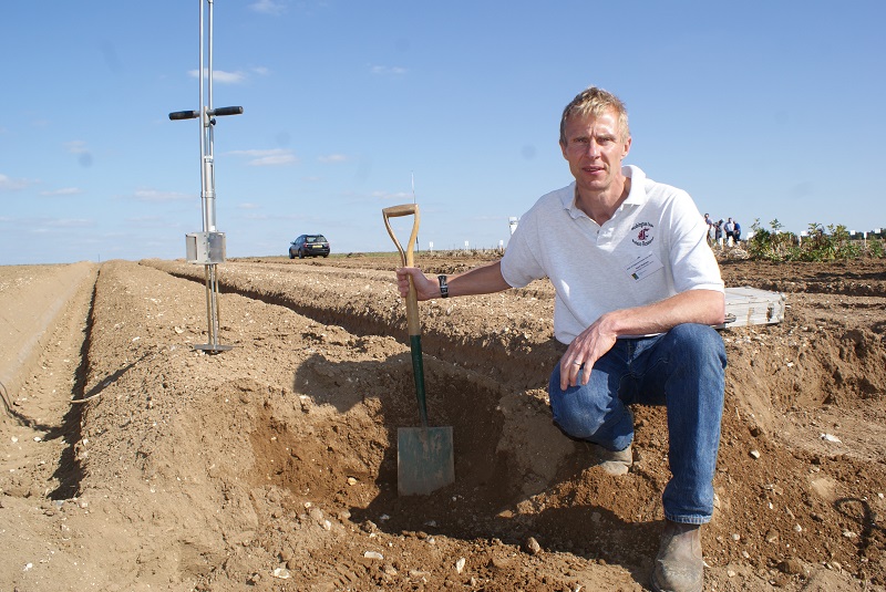 The objective of forming a bed is to get just enough soil to grow a crop of potatoes, says Mark Stalham.