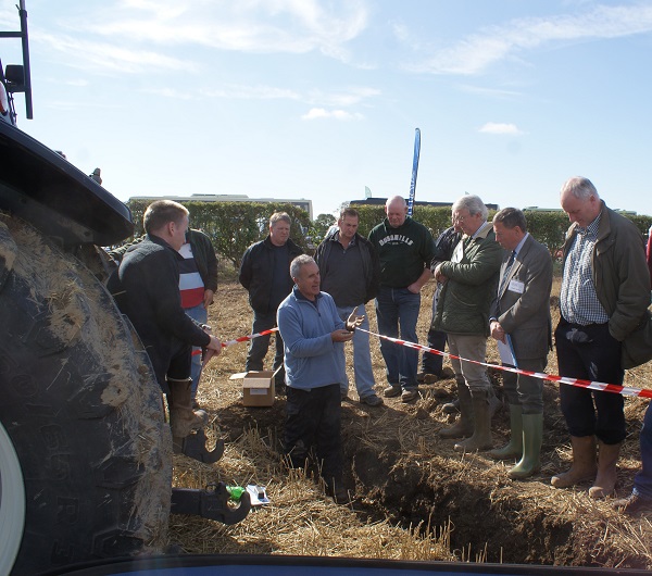 Philip Wright encourages farmers to consider potential soil damage from both tyre pressure and axle load.