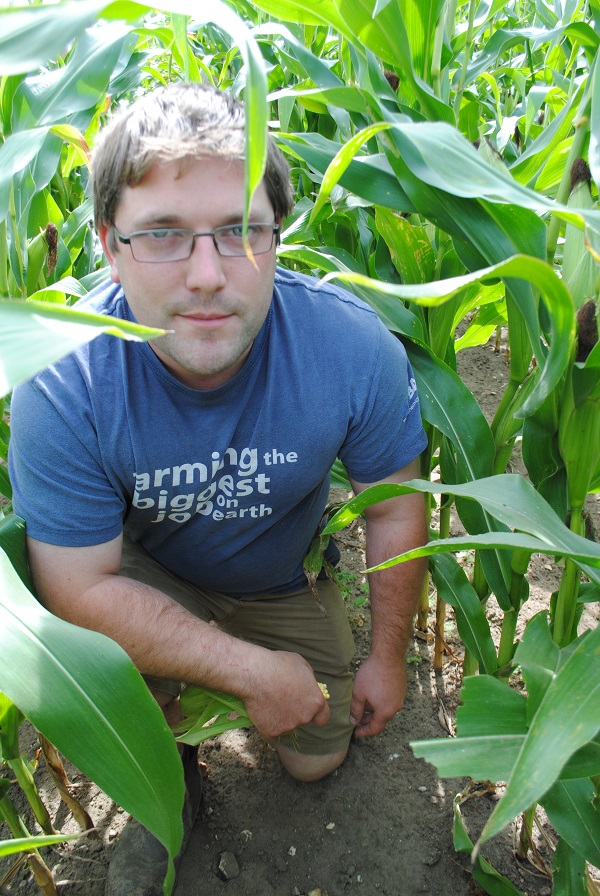 Charles Saffell has seen prospects for his maize contract business grow following the purchase of his Tempo T precision drill.