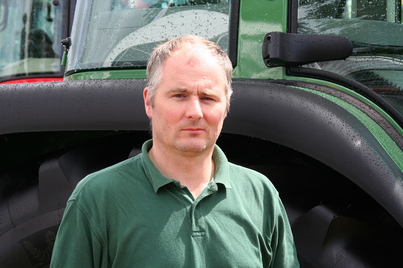 David Fuller-Shapcott identified possible fertility problems in wheat ears as a result of the crop report generated by YEN last season.