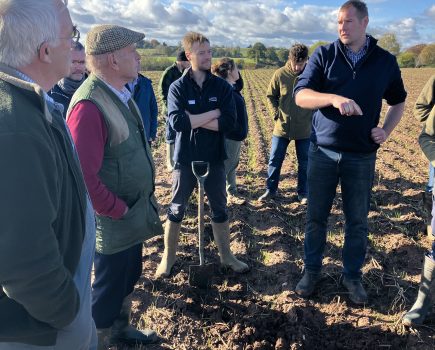 Farm walk during the launch of Wolverhampton Monitor Farm