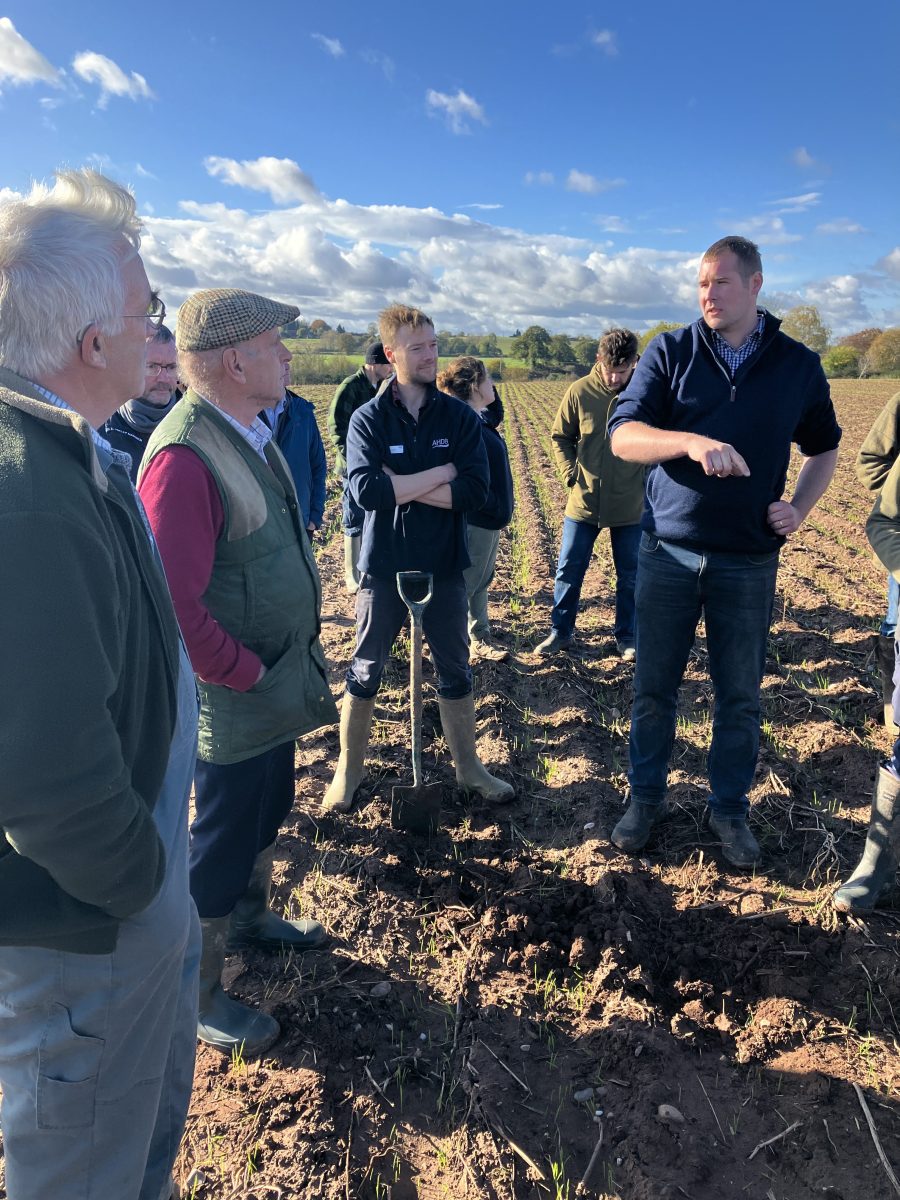 Farm walk during the launch of Wolverhampton Monitor Farm