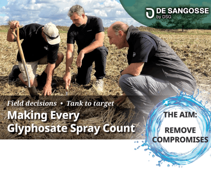 glyphosate application